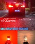 EVNTYPS 1157 LED Tail Light Bulbs - Red (2pcs)