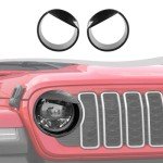 Angry Bird Style Headlight Cover for Jeep Wrangler