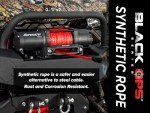 SuperATV Black Ops 2500 LB Winch Kit for UTVs