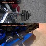 Adjustable Motorcycle Footpegs for Harley Riders