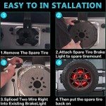 Tänzedzm Plug and Play LED Brake Light for Jeep