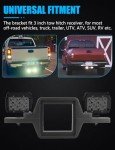 ADTOPI Universal Tow Hitch Mounting Bracket for Lights