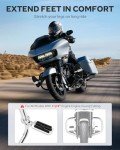 Benlari A3 Steel Motorcycle Highway Pegs for Harley