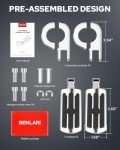 Benlari A3 Steel Motorcycle Highway Pegs for Harley