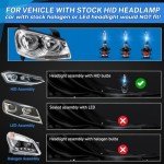 35W D2R HID Headlight Bulbs - 6000K White