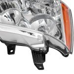 Chrome Headlight Assembly with Bulbs for Tahoe/Avalanche