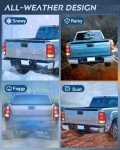 Nilight Taillight Assembly for 2007-2013 GMC Sierra