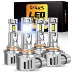 9005 9006 LED Fog Light Bulbs Combo, 70,000LM