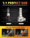 9005 9006 LED Fog Light Bulbs Combo, 70,000LM