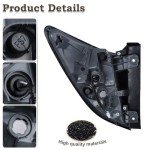 KAMDKI RH LED Tail Light for Honda HR-V