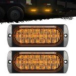 Amber 24 LED Turn Signal Side Marker Lights
