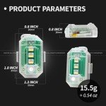 6PCS Wireless LED Lights with Remote Control