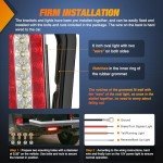 Nilight 6-Inch Oval Trailer Tail Light Set