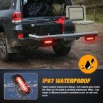 Nilight 6-Inch Oval Trailer Tail Light Set