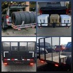 Nilight 6-Inch Oval Trailer Tail Light Set