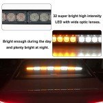 36" LED Traffic Advisor Emergency Strobe Light Bar