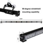 36" LED Traffic Advisor Emergency Strobe Light Bar