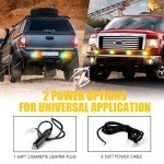 Amber Green LED Strobe Light Kit for Vehicles