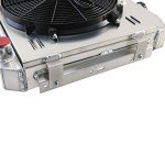 Alloyworks Aluminum Radiator with Fan for Chevy 55-57