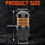 Super Bright Amber 7443 LED Turn Signal Bulbs
