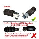 Yamaha PW50 PW80 Motorcycle Footpegs and Footrests