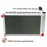 Cubauto CC369 Aluminum Radiator for 1967-1972 Chevy/GMC