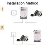 2-Pack Extra Loud Phone Ringer with Strobe Light