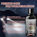 Headlight Restoration Kit with Ceramic Coating and Sandpaper