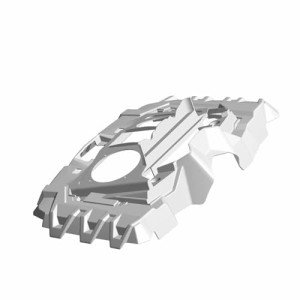 Polaris ATV Lower Radiator Shroud - Gloss Black