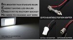 10-Pack 40mm COB LED Interior Light Kit