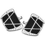 Adjustable Motorcycle Foot Pegs with Male Adapter