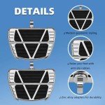 Adjustable Motorcycle Foot Pegs with Male Adapter