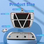 Adjustable Motorcycle Foot Pegs with Male Adapter