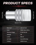 Bright Warm White LED Bulbs for RV & Trailer