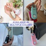 130dB Keychain Siren and Strobe Light Alarm