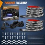 Nilight 70-Inch LED Strobe Light Strip - Blue