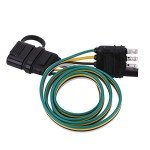 4 Pin Flat Trailer Plug Wiring Harness Extender