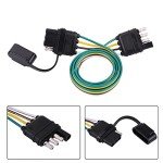 4 Pin Flat Trailer Plug Wiring Harness Extender