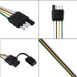 4 Pin Flat Trailer Plug Wiring Harness Extender