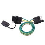 4 Pin Flat Trailer Plug Wiring Harness Extender