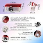 4Pcs LED Car Door Lights with Welcome Projection