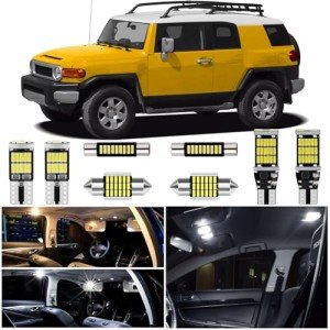 Bright White LED Interior Lighting Kit for Toyota FJ Cruiser