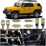 Bright White LED Interior Lighting Kit for Toyota FJ Cruiser