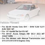 Honda Civic Aluminum Radiator Shroud Fan Relay