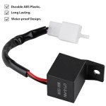 2-Pack 2-Pin LED Flasher for Honda & More