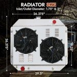 RadBuild CU433 Aluminum Radiator for Ford Trucks