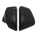 Honda Shadow VT1100 Battery Fairing Covers - Matte Black