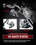 Adjustable Black Motorcycle Foot Pegs for Cruisers