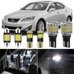15-Piece LED Interior Lights Kit for Lexus IS Series
