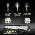 KEENAXIS 20" LED Light Bar and 4" Pods Combo